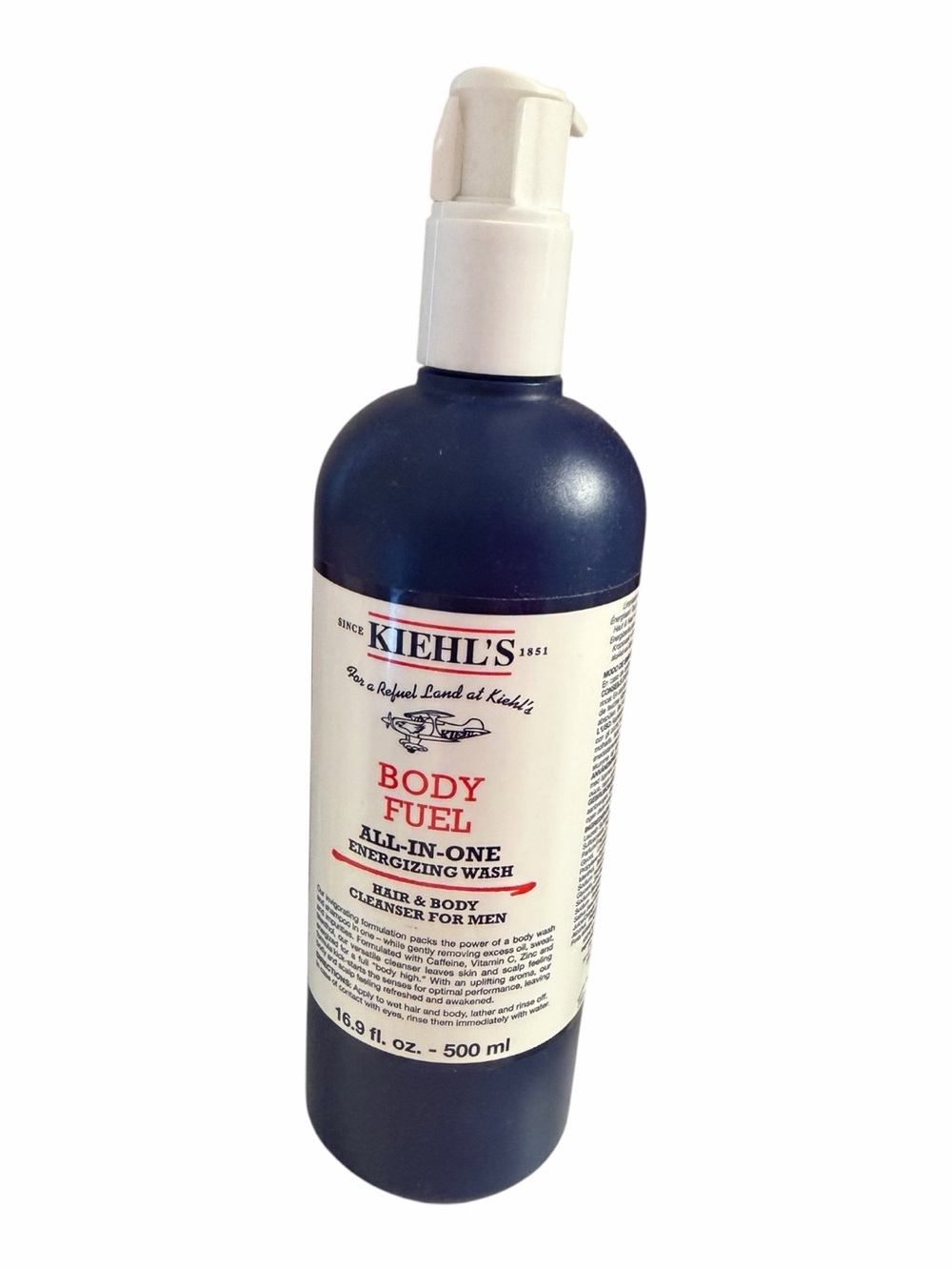 Kiehl’s Body Fuel All in One Energizing Wash Hair & Body Cleanser for Men
